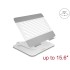 Delock Tablet and Laptop Stand Holder adjustable aluminium - 360° rotateable