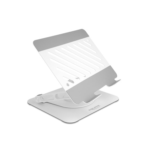 Delock Tablet and Laptop Stand Holder adjustable aluminium - 360° rotateable