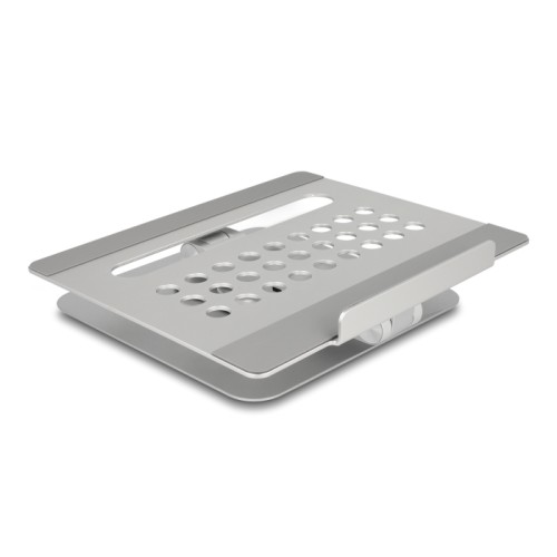 Delock Tablet and Laptop Stand with built in Docking Station 4K - HDMI / Card Reader / Hub / PD 3.0 90 W - 360° rotateable