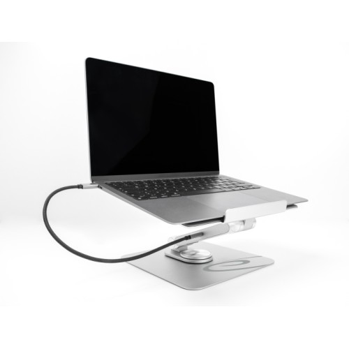 Delock Tablet and Laptop Stand with built in Docking Station 4K - HDMI / Card Reader / Hub / PD 3.0 90 W - 360° rotateable