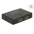 Delock DisplayPort 2 - 1 Switch bidirectional 4K 60 Hz