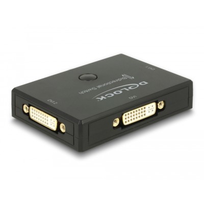 Delock DVI 2 - 1 Switch bidirectional 4K 30 Hz 2