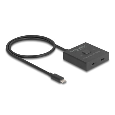 Delock USB 10 Gbps USB Type-C™ Switch 2 to 1 bidirectional 8K 2