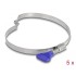 Delock Butterfly Hose Clamp stainless 400 steel with bridge right-handed 80 - 100 mm 5 pieces
