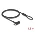 Navilock Laptop Security Cable for USB Type-A port with Key Lock