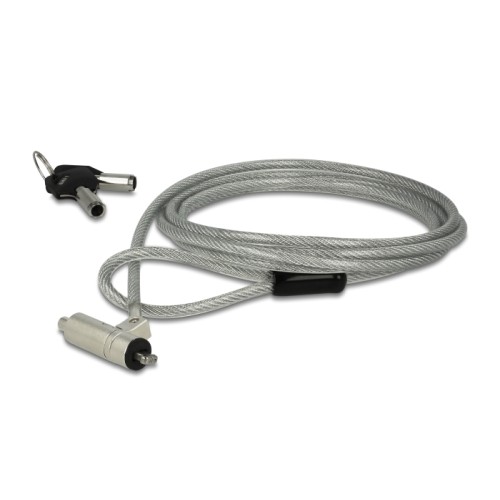 Navilock Laptop Security Cable with Key Lock for Noble Wedge & HP Elite X2