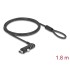 Navilock Laptop Security Cable for USB Type-A port with Combination Lock