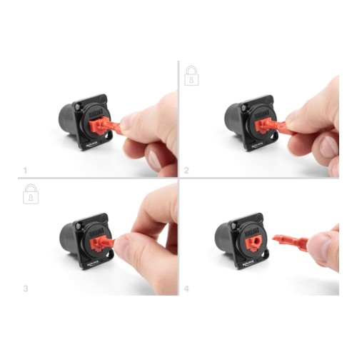 Delock RJ45 Port Blocker Set for RJ45 jack 10 pieces