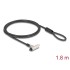 Navilock Laptop Security Cable with Key Lock for Kensington slot 3 x 7 mm or Nano slot 2.5 x 6 mm - Slim