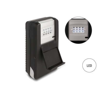 Delock Key Safe for storing keys with combination lock for wall mounting