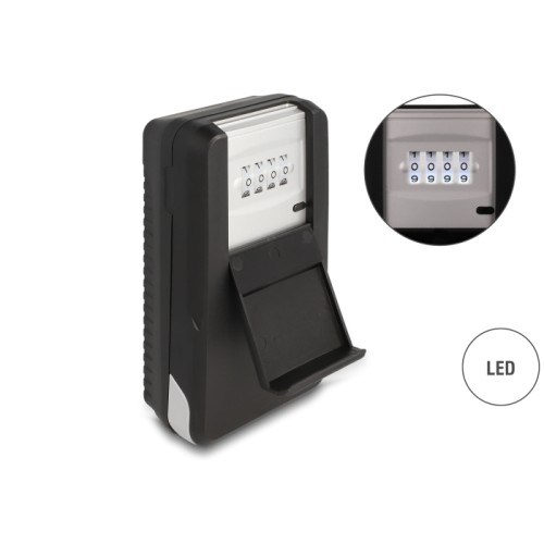 Delock Key Safe for storing keys with combination lock for wall mounting