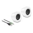 Delock Mini Stereo PC Speaker with 3.5 mm stereo jack male and USB powered white