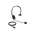 Delock USB Mono Headset with Volume Control for PC and Laptop - Ultra Lightweight