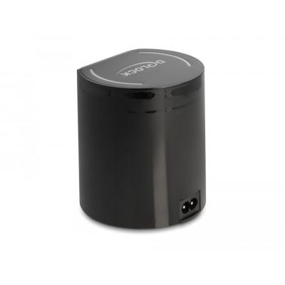 Delock USB and Wireless Charger 1 x USB Type-C™ PD + 2 x USB Type-A with 58 W 2