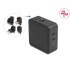 Delock USB GaN Charger 2 x USB Type-C™ PD 3.0 with 65 W including power adapter for EU / US / UK