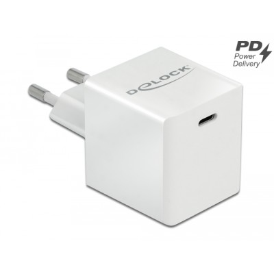 Delock USB GaN Charger 1 x USB Type-C™ PD 3.0 compact with 40 W