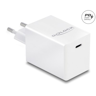 Delock USB GaN Charger 1 x USB Type-C™ PD 3.0 compact with 60 W