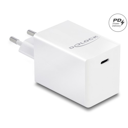 Delock USB GaN Charger 1 x USB Type-C™ PD 3.0 compact with 60 W