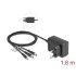 Delock External Power Supply 5.0 V / 2.0 A / 10.0 W DC 3.5 x 1.35 mm, DC 5.5 x 2.1 mm, DC 5.5 x 2.5 mm