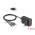 Delock External Power Supply 12.0 V / 3.0 A / 36.0 W DC 3.5 x 1.35 mm, DC 5.5 x 2.1 mm, DC 5.5 x 2.5 mm
