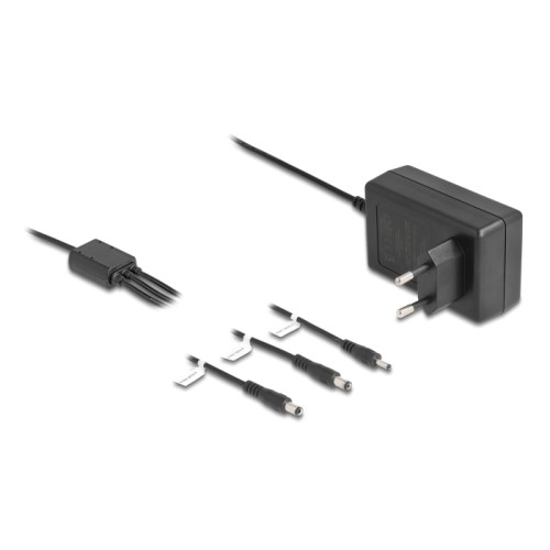 Delock External Power Supply 12.0 V / 3.0 A / 36.0 W DC 3.5 x 1.35 mm, DC 5.5 x 2.1 mm, DC 5.5 x 2.5 mm