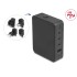 Delock USB GaN Charger 3 x USB Type-C™ PD 3.1 and 1 x USB Type-A with 145 W including power adapter for EU / US / UK