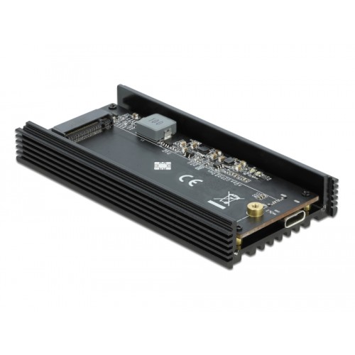 Delock External Enclosure for M.2 NVMe PCIe SSD with SuperSpeed USB 20 Gbps (USB 3.2 Gen 2x2) USB Type-C™ female