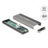 Delock External Enclosure for M.2 NVMe PCIe SSD with SuperSpeed USB 20 Gbps (USB 3.2 Gen 2x2) USB Type-C™ female - tool free