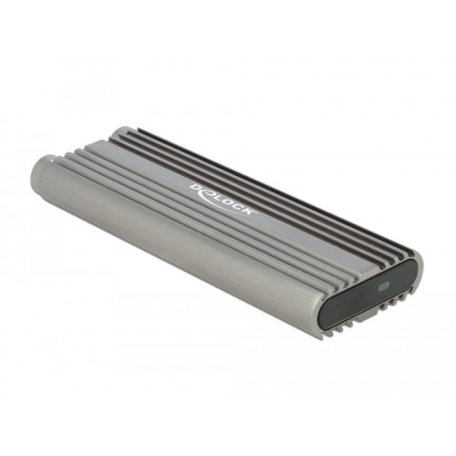 Delock External Enclosure for M.2 NVMe PCIe SSD with SuperSpeed USB 20 Gbps (USB 3.2 Gen 2x2) USB Type-C™ female - tool free