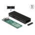 Delock External USB Type-C™ Combo Enclosure for M.2 NVMe PCIe or SATA SSD