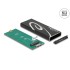 Delock External Enclosure SuperSpeed USB for M.2 SATA SSD Key B