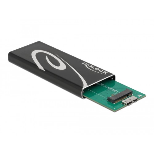Delock External Enclosure SuperSpeed USB for M.2 SATA SSD Key B