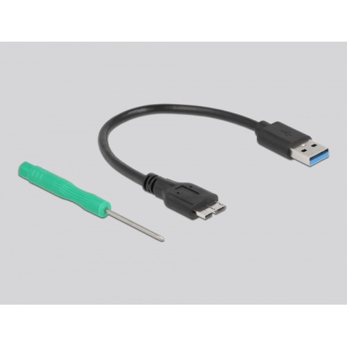Delock External Enclosure SuperSpeed USB for M.2 SATA SSD Key B