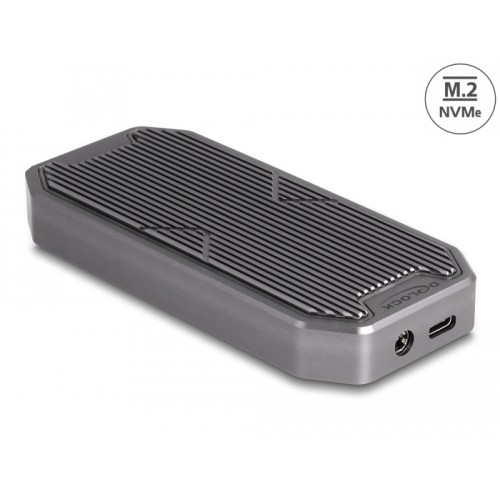 Delock External Gaming Enclosure for M.2 NVMe PCIe SSD with SuperSpeed USB 20 Gbps (USB 3.2 Gen 2x2) USB Type-C™ female and RGB 
