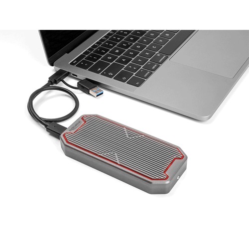 Delock External Gaming Enclosure for M.2 NVMe PCIe SSD with SuperSpeed USB 20 Gbps (USB 3.2 Gen 2x2) USB Type-C™ female and RGB 