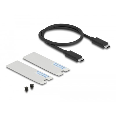Delock USB4™ 40 Gbps Enclosure for 1 x M.2 NVMe SSD - tool free 2