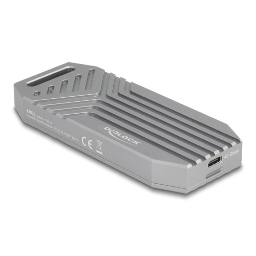 Delock M.2 NVMe SSD Enclosure USB 40 Gbps - tool free