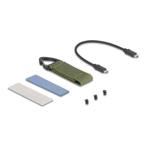 Delock M.2 NVMe SSD Enclosure USB 40 Gbps - tool free