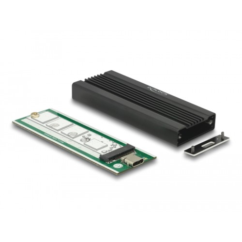 Delock External Enclosure for M.2 NVMe PCIe SSD with SuperSpeed USB 10 Gbps (USB 3.1 Gen 2) USB Type-C™ female