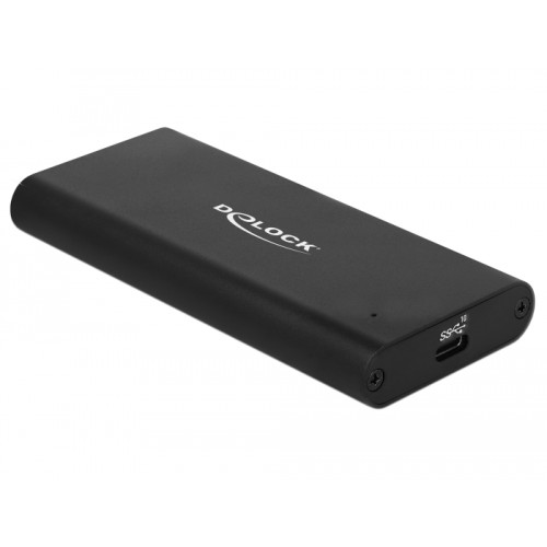 Delock External Enclosure for M.2 NVMe PCIe SSD with SuperSpeed USB 10 Gbps (USB 3.1 Gen 2) USB Type-C™ female
