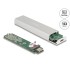 Delock External Enclosure for M.2 NVMe PCIe SSD with SuperSpeed USB 10 Gbps (USB 3.2 Gen 2) USB Type-C™ female