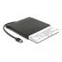 Delock External Enclosure for 5.25″ Slim SATA Drives 12.7 mm to SuperSpeed USB 5 Gbps Type-A male