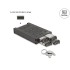 Delock 3.5″ Mobile Rack for 4 x M.2 NVMe SSD with Slim SAS SFF-8654 connector