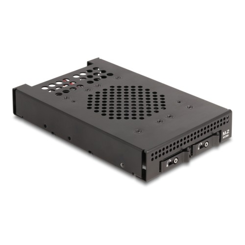 Delock 3.5″ Mobile Rack for 2 x M.2 NVMe SSD with Slim SAS SFF-8654 connector