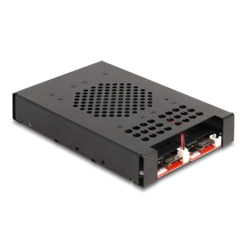 Delock 3.5″ Mobile Rack for 2 x M.2 NVMe SSD with Slim SAS SFF-8654 connector