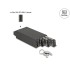 Delock Slim Bay Mobile Rack for 4 x M.2 NVMe SSD with Slim SAS SFF-8654 connector