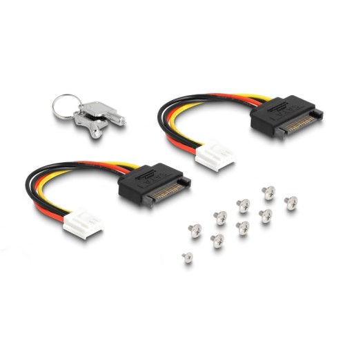 Delock 5.25″ Mobile Rack for 8 x M.2 NVMe SSD with Slim SAS SFF-8654 connector