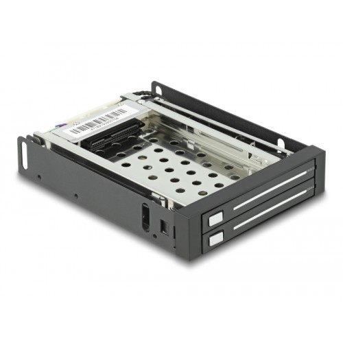 Delock 3.5″ Mobile Rack for 2 x 2.5″ SATA HDD / SSD