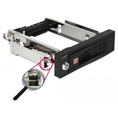 Delock 5.25″ Mobile Rack for 1 x 3.5″ SATA HDD
