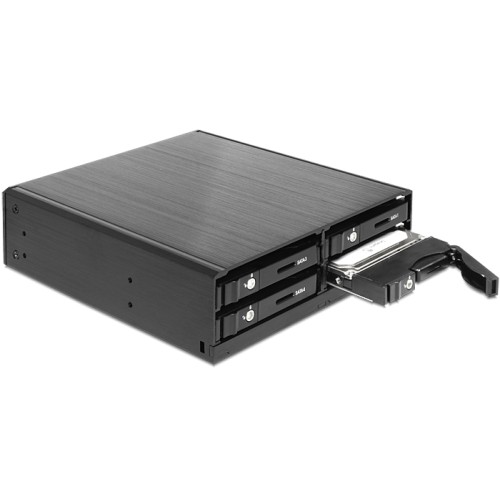 Delock 5.25″ Mobile Rack for 4 x 2.5″ SATA HDD / SSD